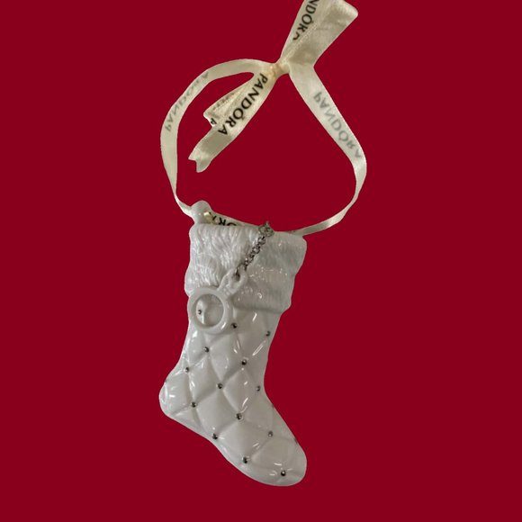 Pandora 2012 Porcelain Christmas Stocking Ornament - Picture 8 of 9